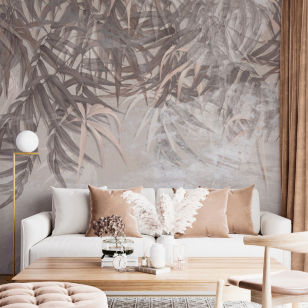 Fotokassette Monochrom Tropische Blätter