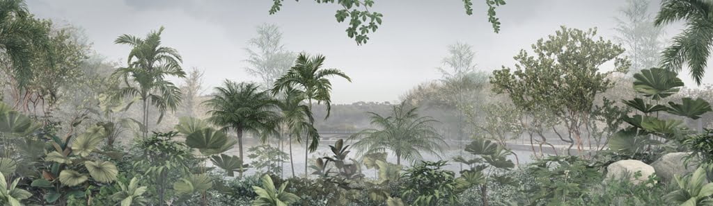 Fototapeta-Jezioro-W-Tropikalnej-Dzungli_2114734610