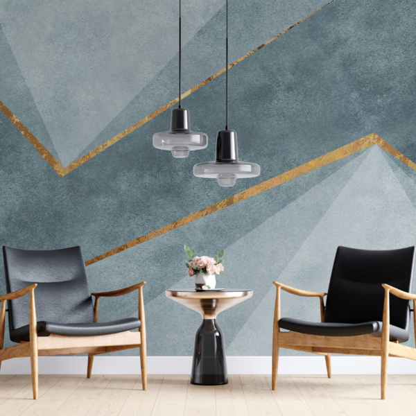 Wandmalerei Krumme Linien