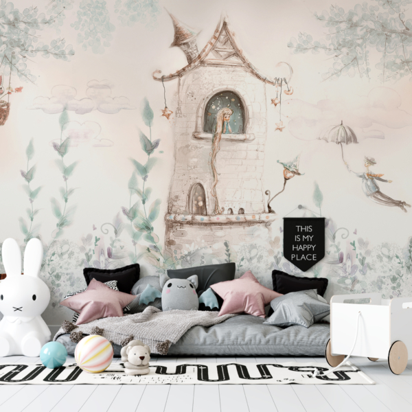 Wandbild Prinzessin im Turm