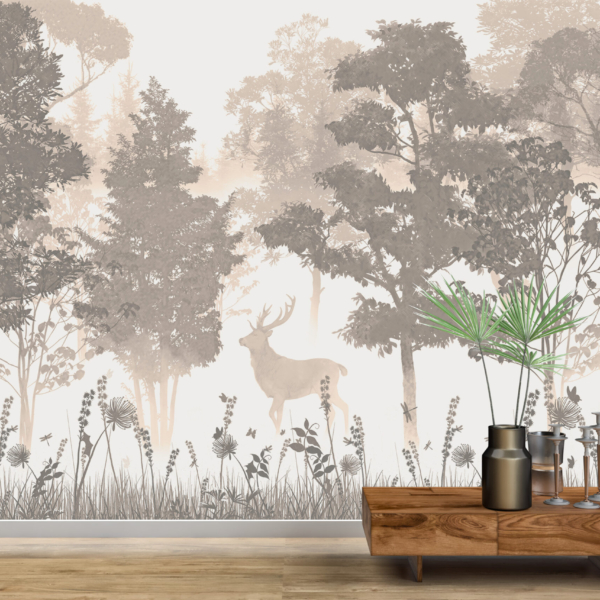 Fototapete Walddämmerung