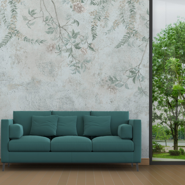 Fototapete Small Green Leaves