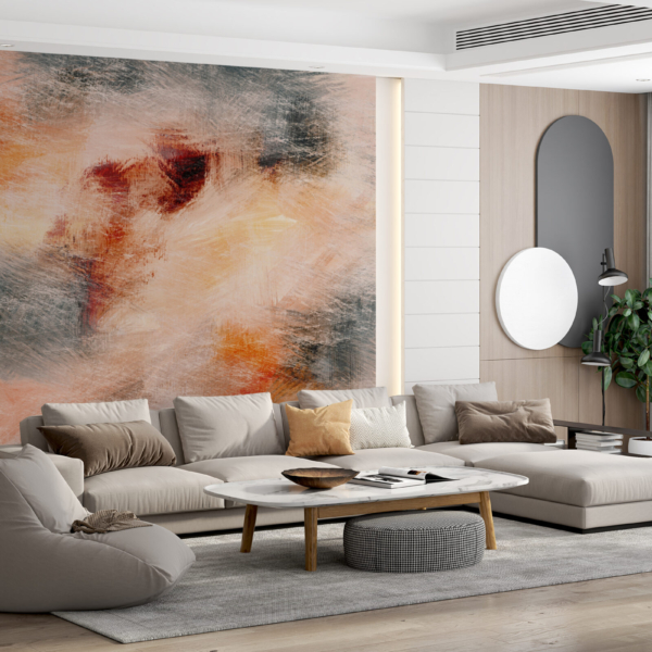 Fototapete An die Wand gemalt