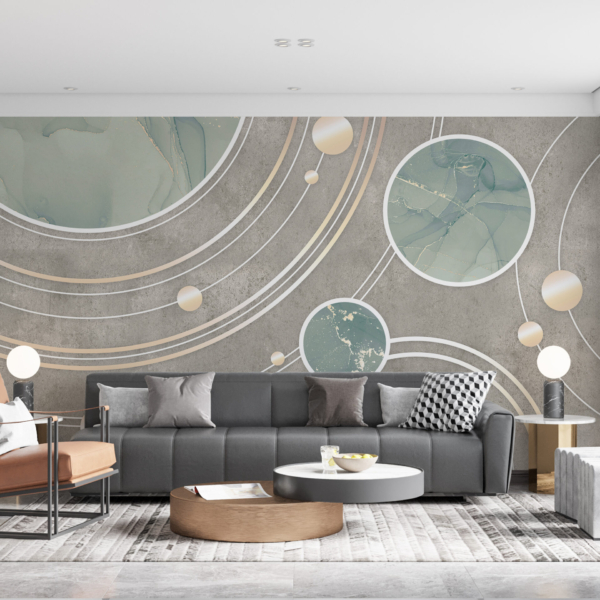 Fototapete Marble Dance Planet