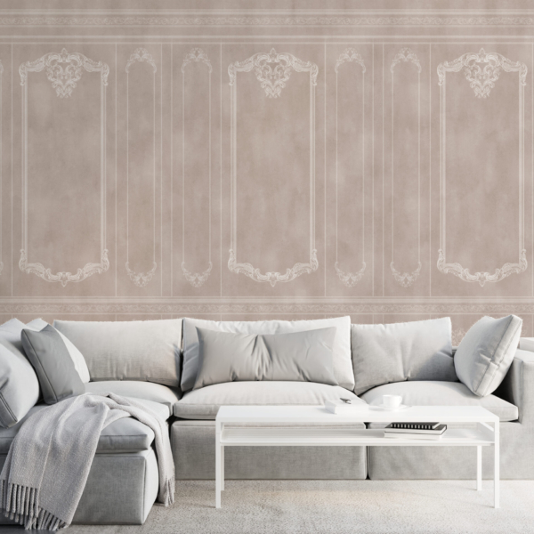 Wandmalerei eines Löwenmauls