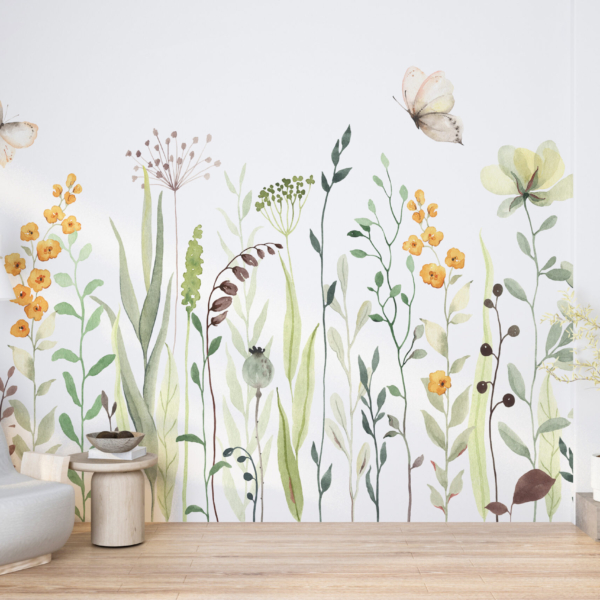 Wandmalerei auf einer Wiese