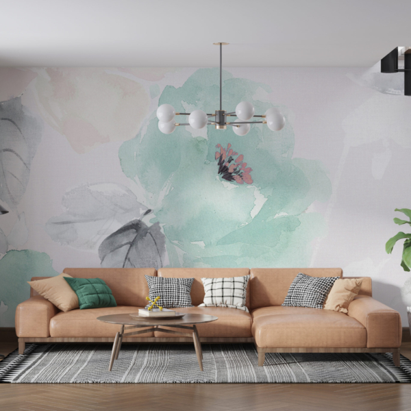 Fototapete Blaue Blumen