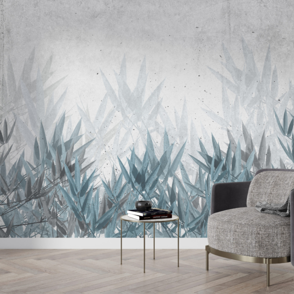 Fototapete Blaues Meer der Pflanzen