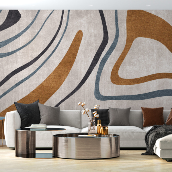 Fototapete Unregelmäßige Linien