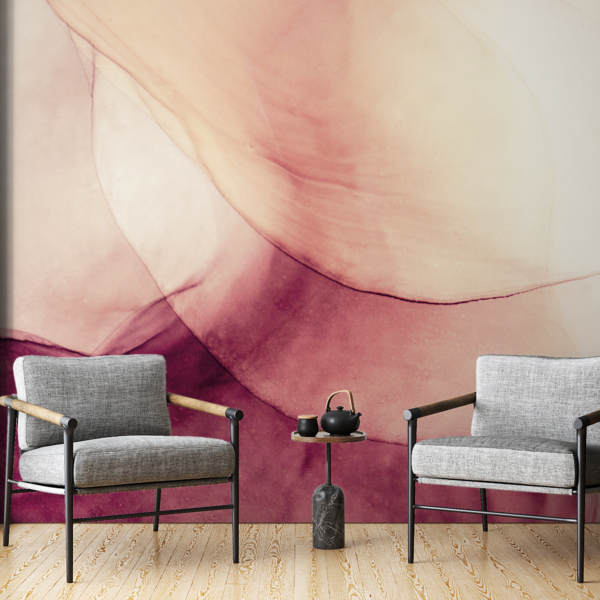Fototapete Schattierungen von Rosa