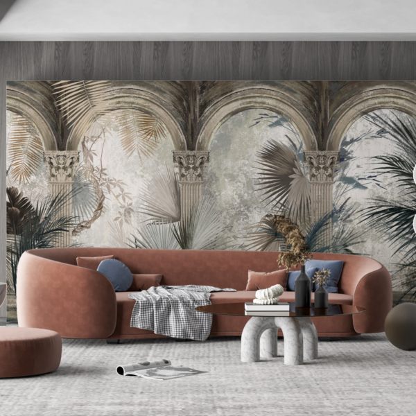 Fototapete Palmenkolonnade