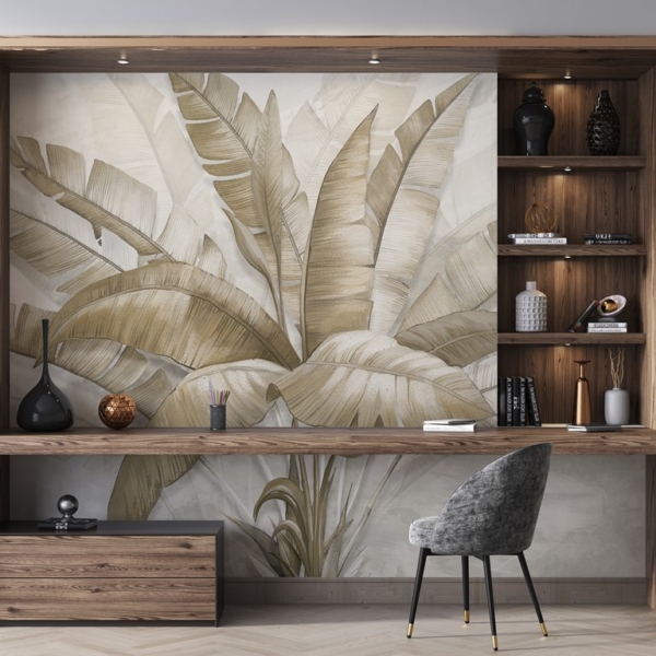 Fototapete Bananenblatt