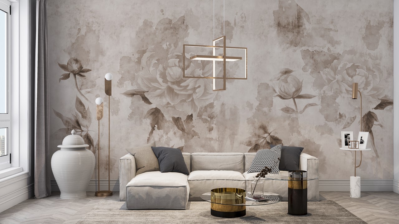 Mural Pioner i Sepia