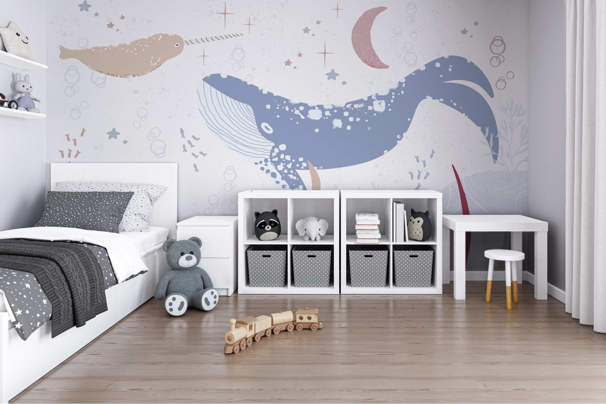 Väggmålning Undervattensvärlden