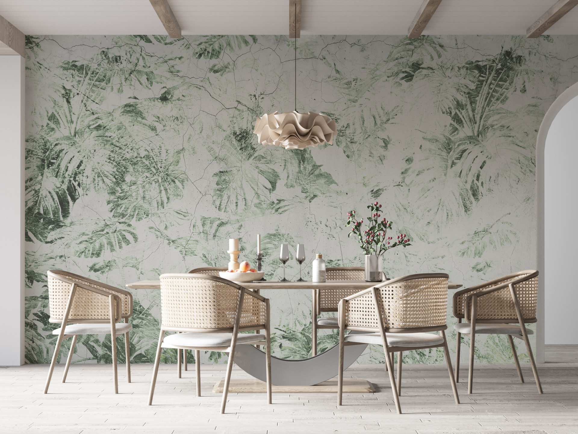 Fototapet Torkad växt Motiv