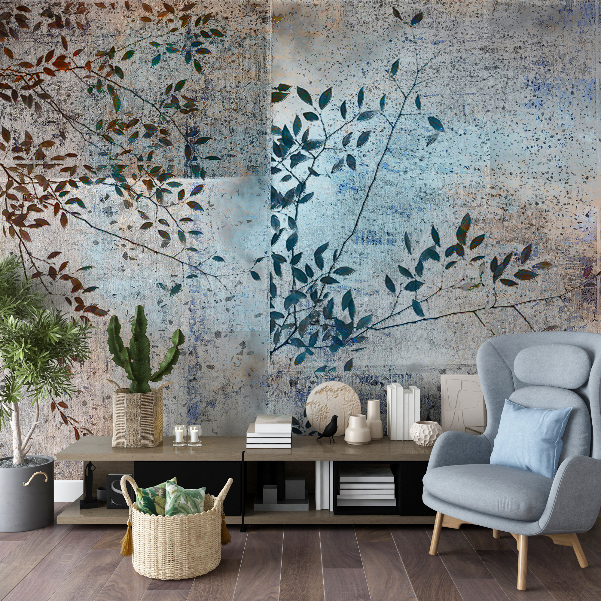 Bakgrund Vegetabiliska rektanglar