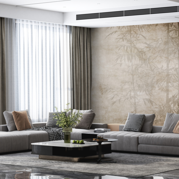 Wandmalereien in Sepia