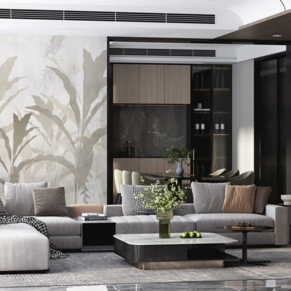 Fototapete Reihe von Pflanzen