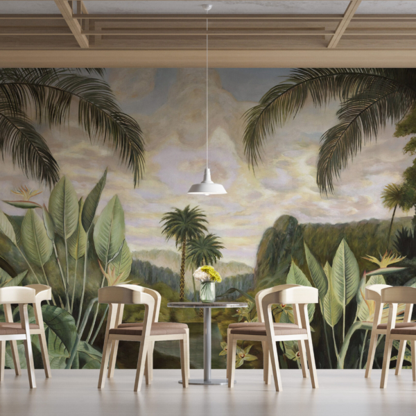 Fototapete tropischer Fluss