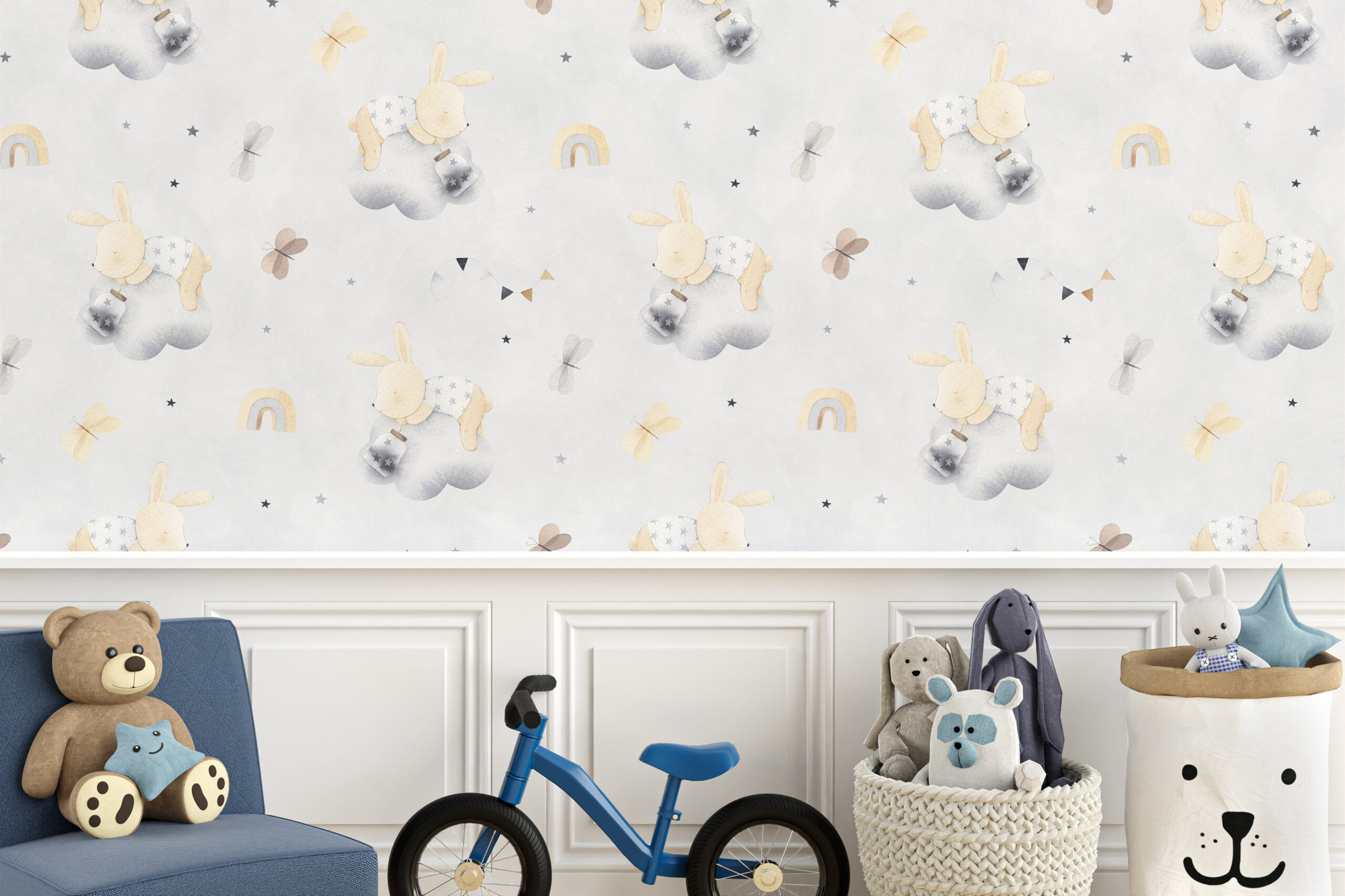 Fototapet Sovande kanin