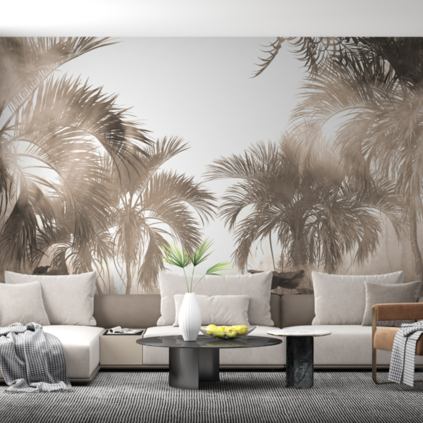 Wandmalerei Licht im Dschungel