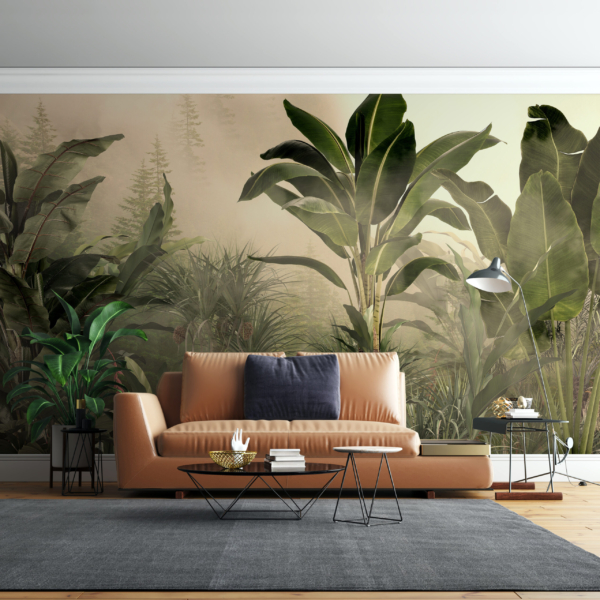 Fototapete Morgendämmerung im Dschungel