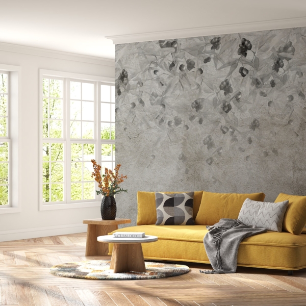 Fototapete Graue Oliven