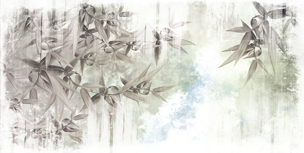 Fototapeta-Szary-Motyw-Roslinny_2094614503-1