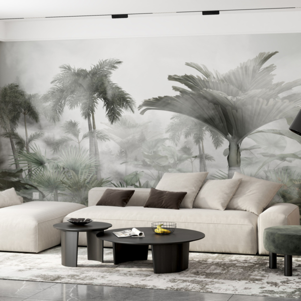 Mysteriöses Dschungel-Wandbild