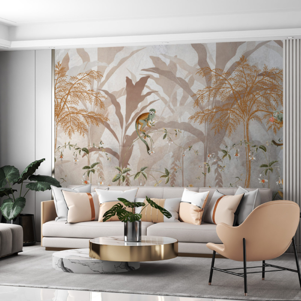 Fototapete Spaß in den Bäumen