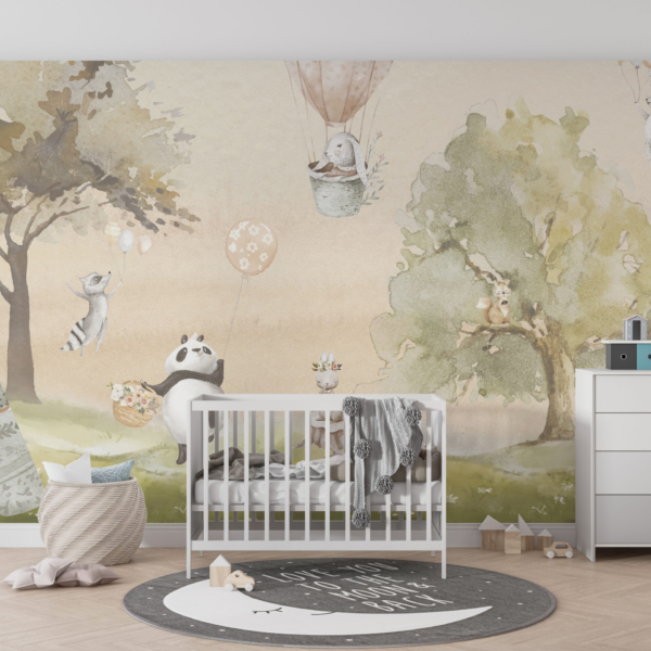 Fototapete Spaß auf der Wiese