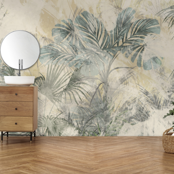 Fototapete Painted Leaves