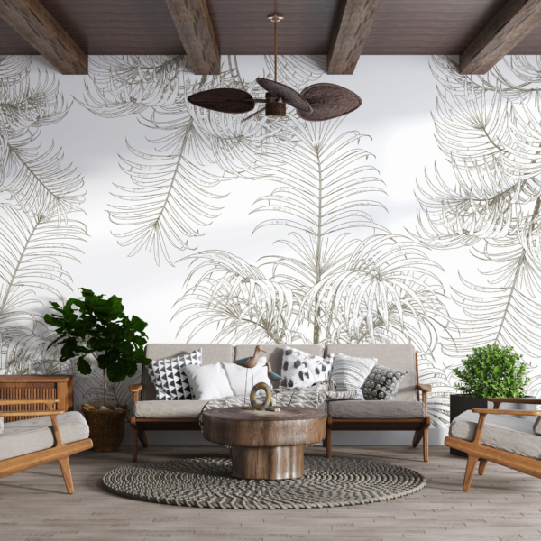 Wandbild Skizze Pflanze