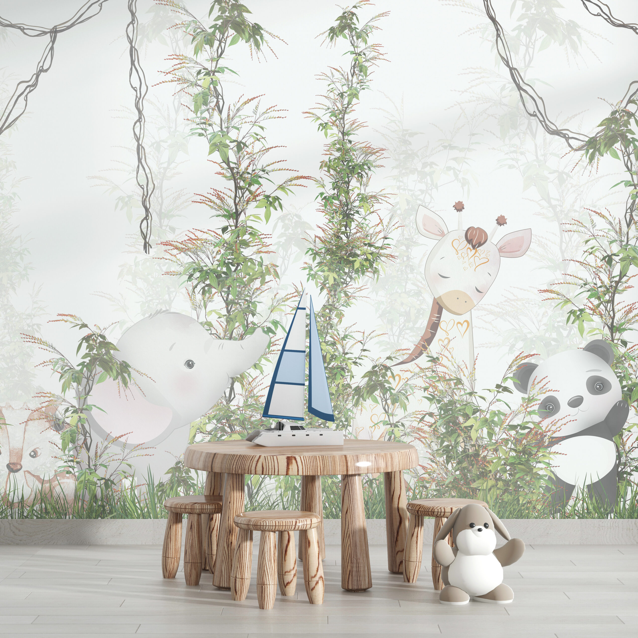 Fototapete Grüner Dschungel