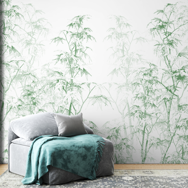 Fototapete Grüne Vegetation