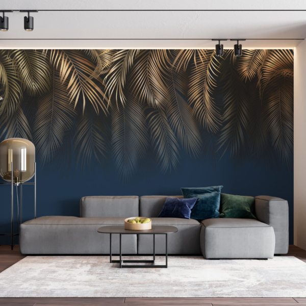 Fototapete Goldene Palme