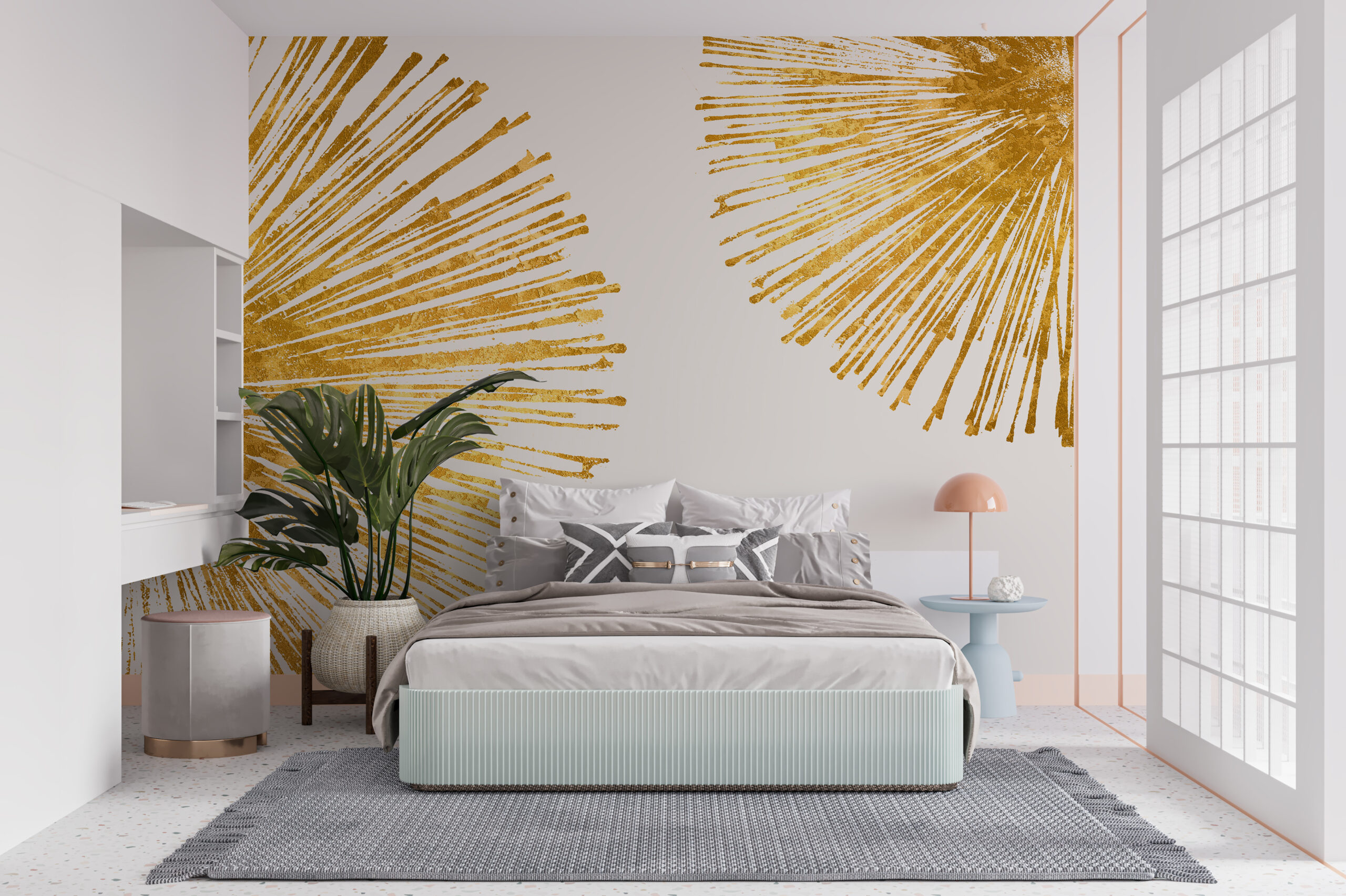 Fototapete Golden Balls