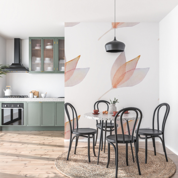 Fototapete Lilien in Weiß