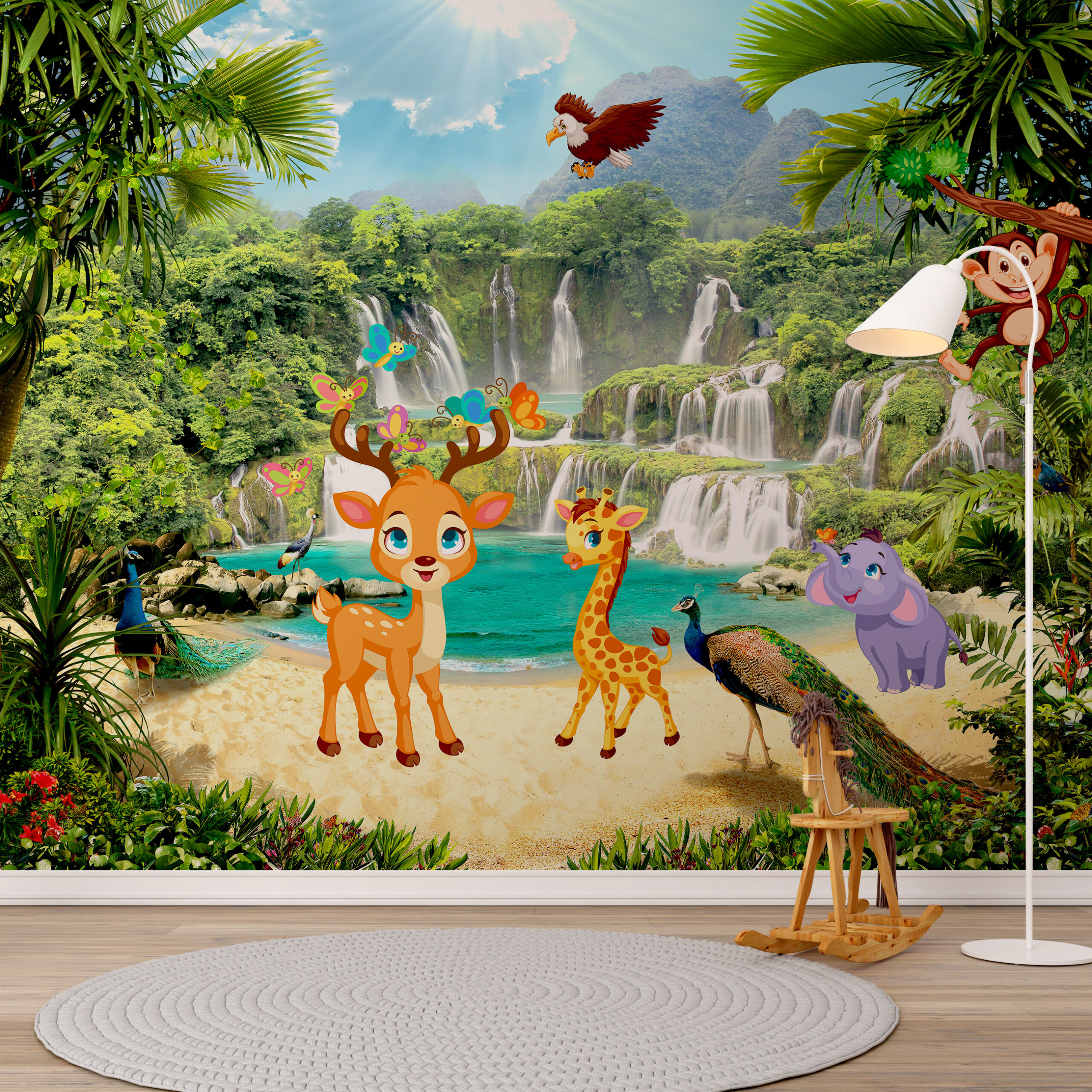 Fototapete Märchenhafter Dschungel