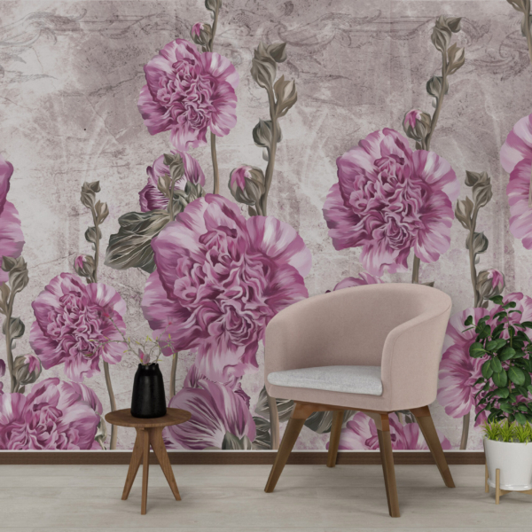 Fototapete Lila Blumen