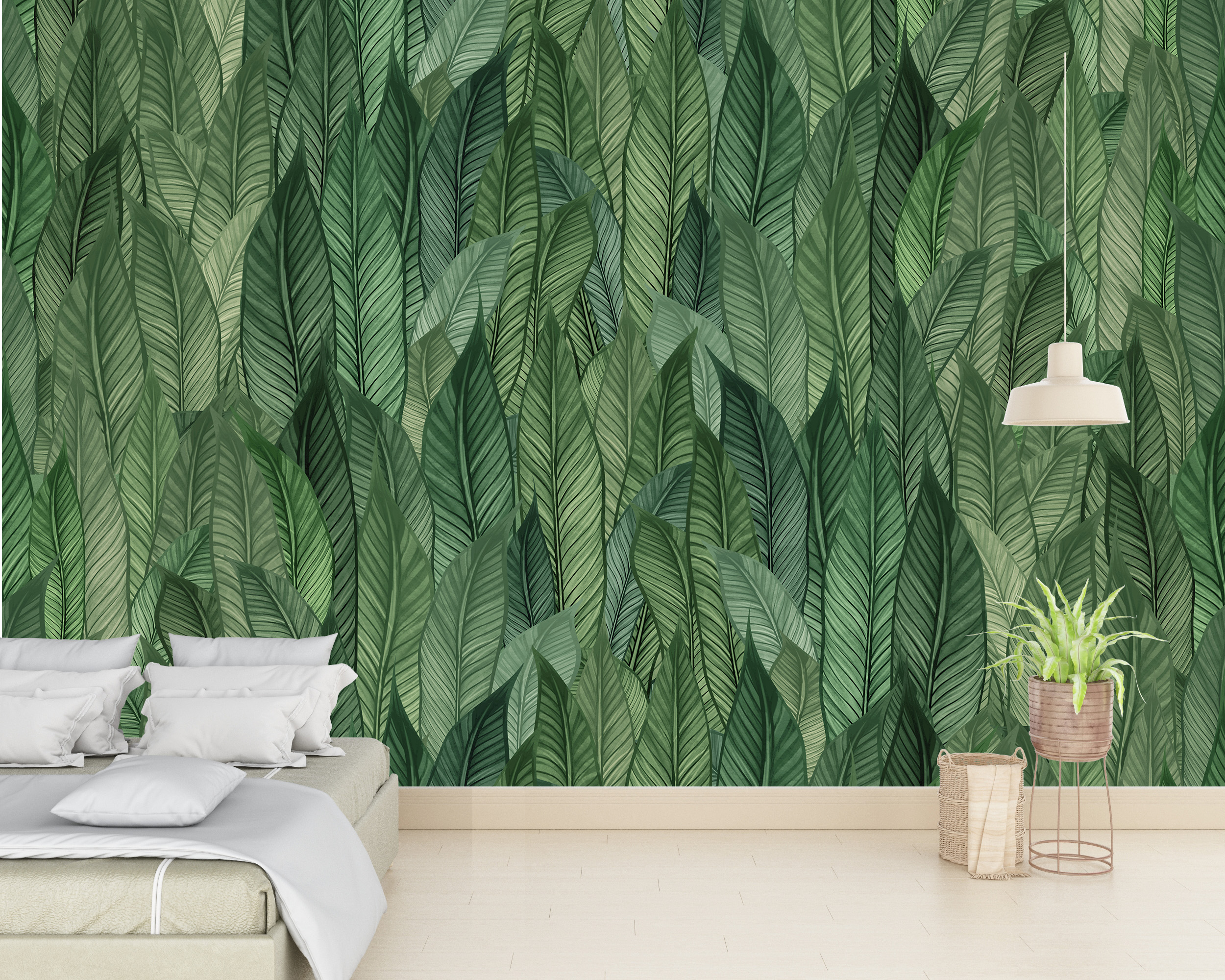 Fotomural Tropiska löv