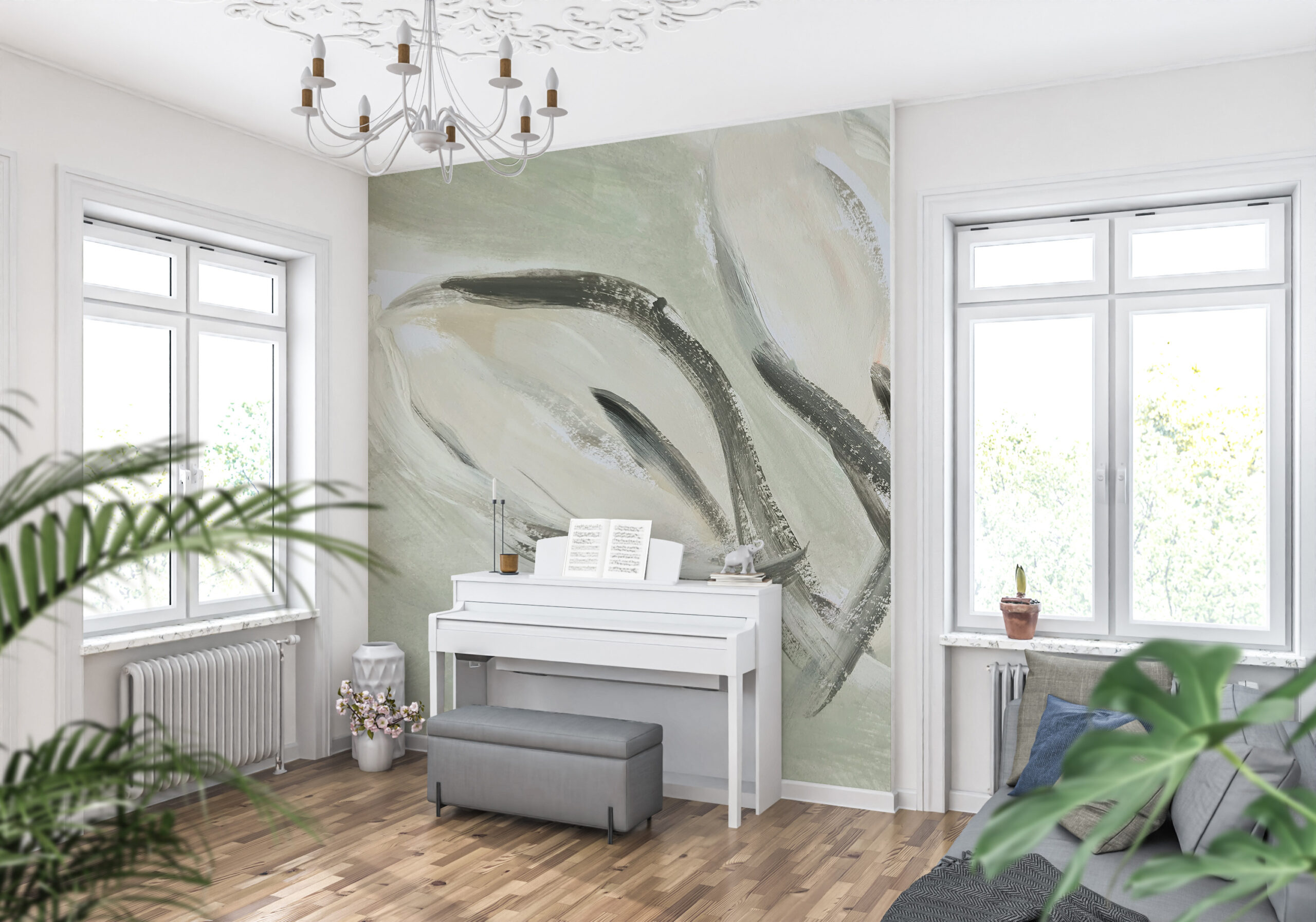 Fototapete Leafs auf Leinwand