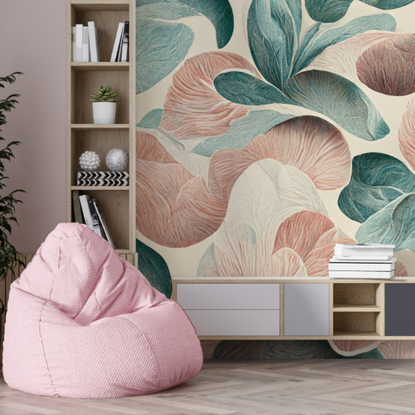 Fototapete Pastellblätter