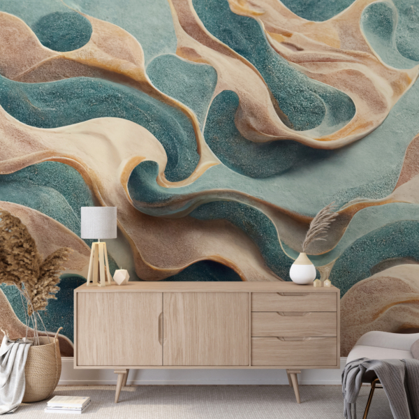 Fototapete Golden Waves