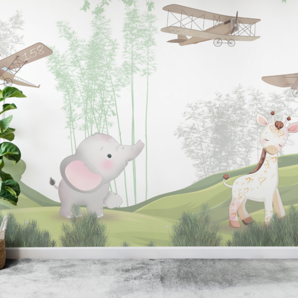 Fototapete Tiere und Flugzeuge