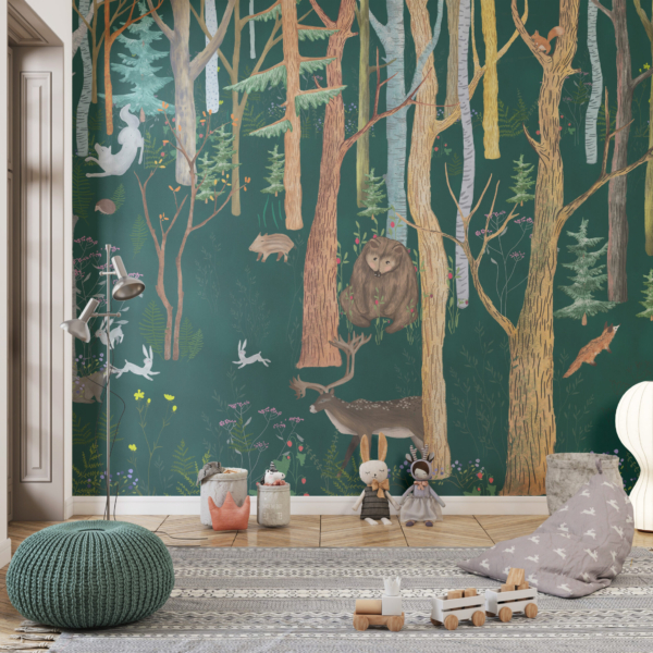 Fototapete Tier Wald