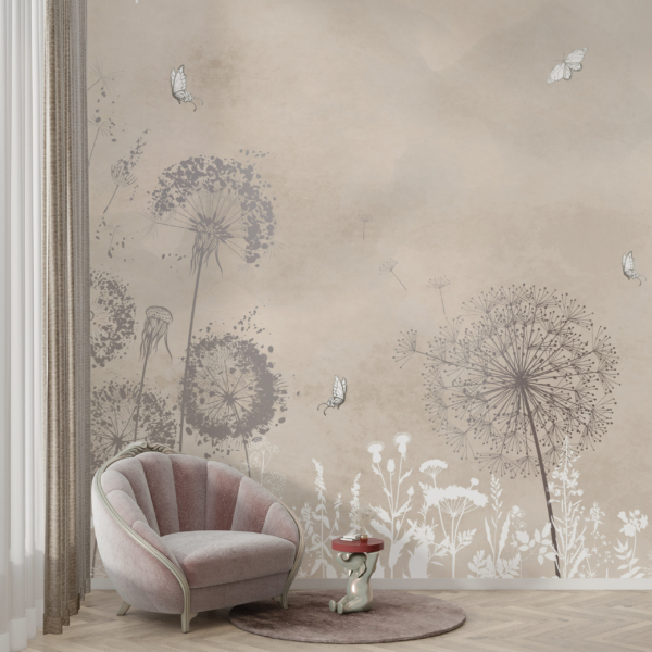 Fototapete Aufblasbare Wandbilder Beige