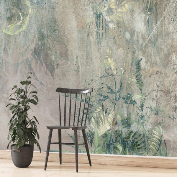 Fototapet Växter i brunt