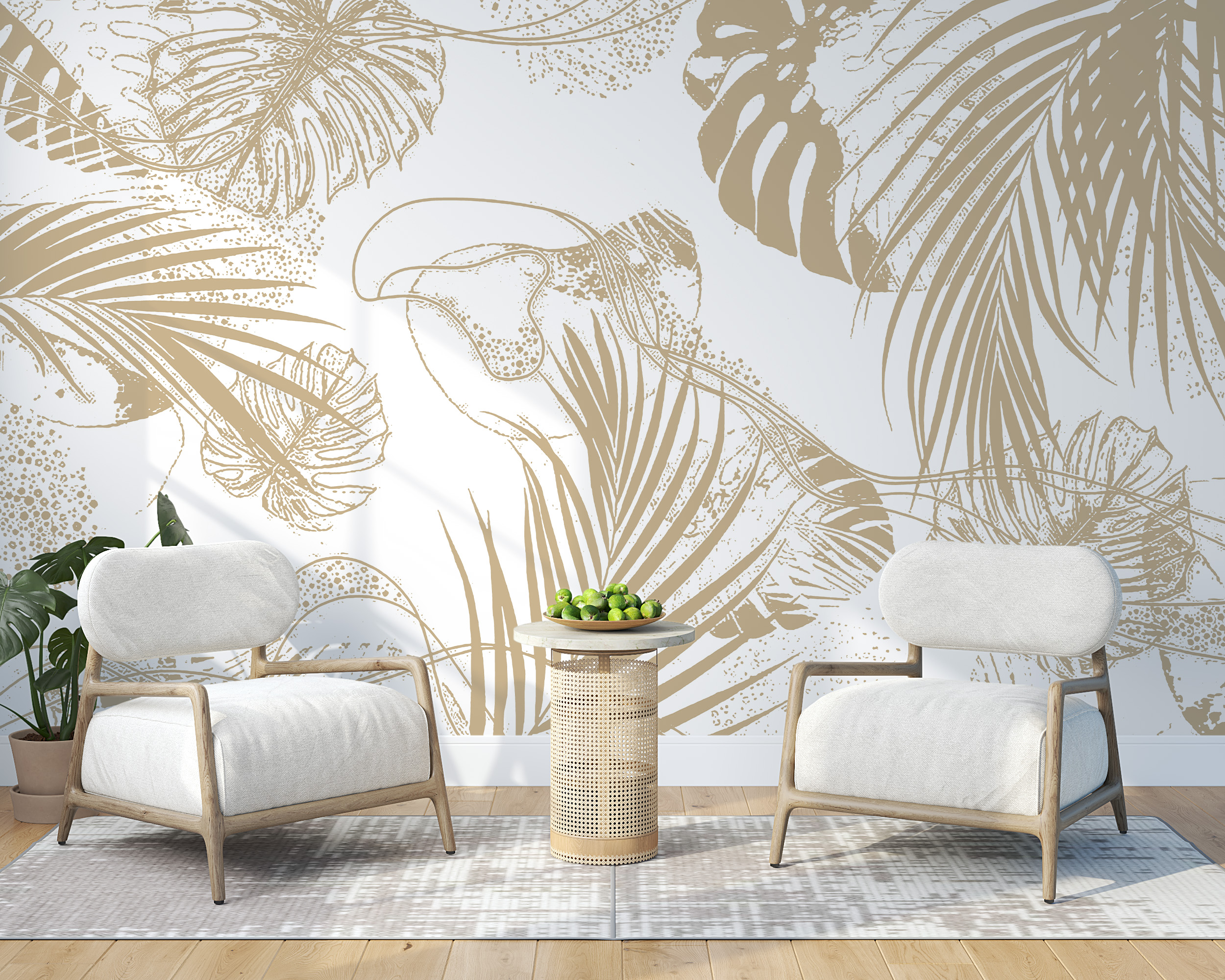 Fototapete Blattgold