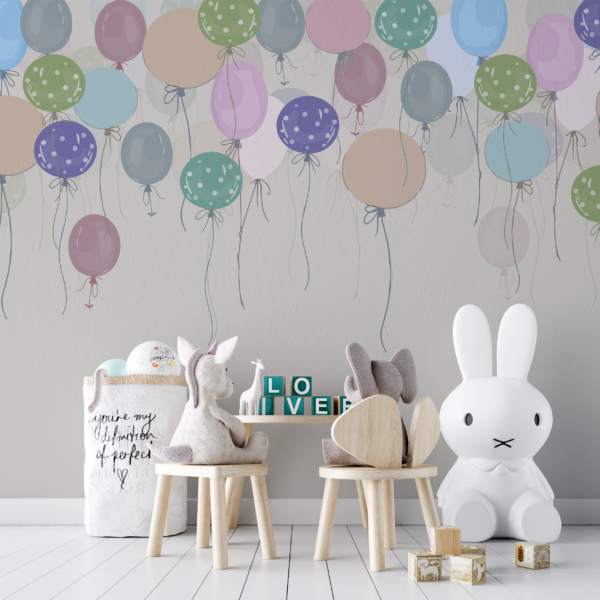 Tapete Hängende Ballons